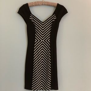 Guess fitted striped dress